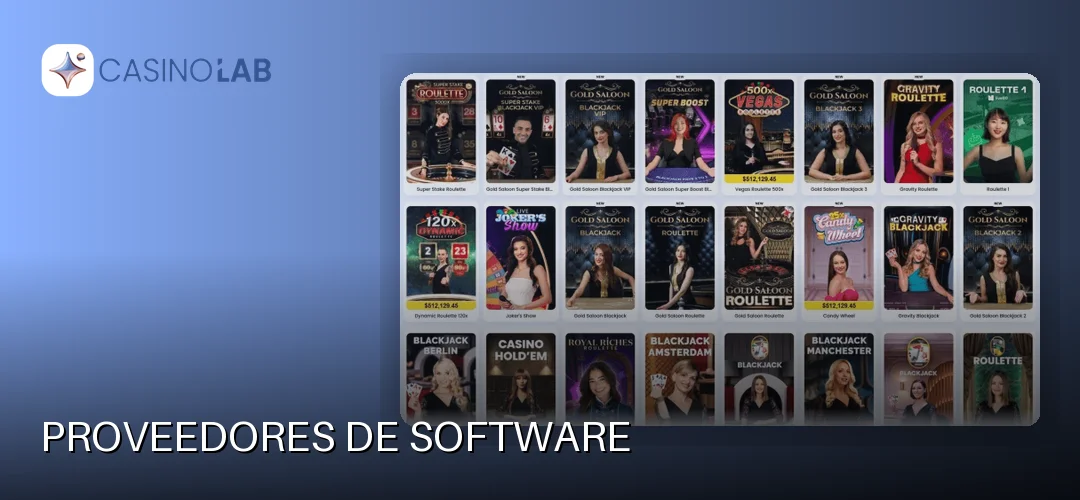 Proveedores de software