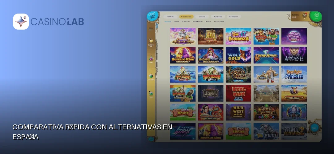 Comparativa rápida con alternativas en España